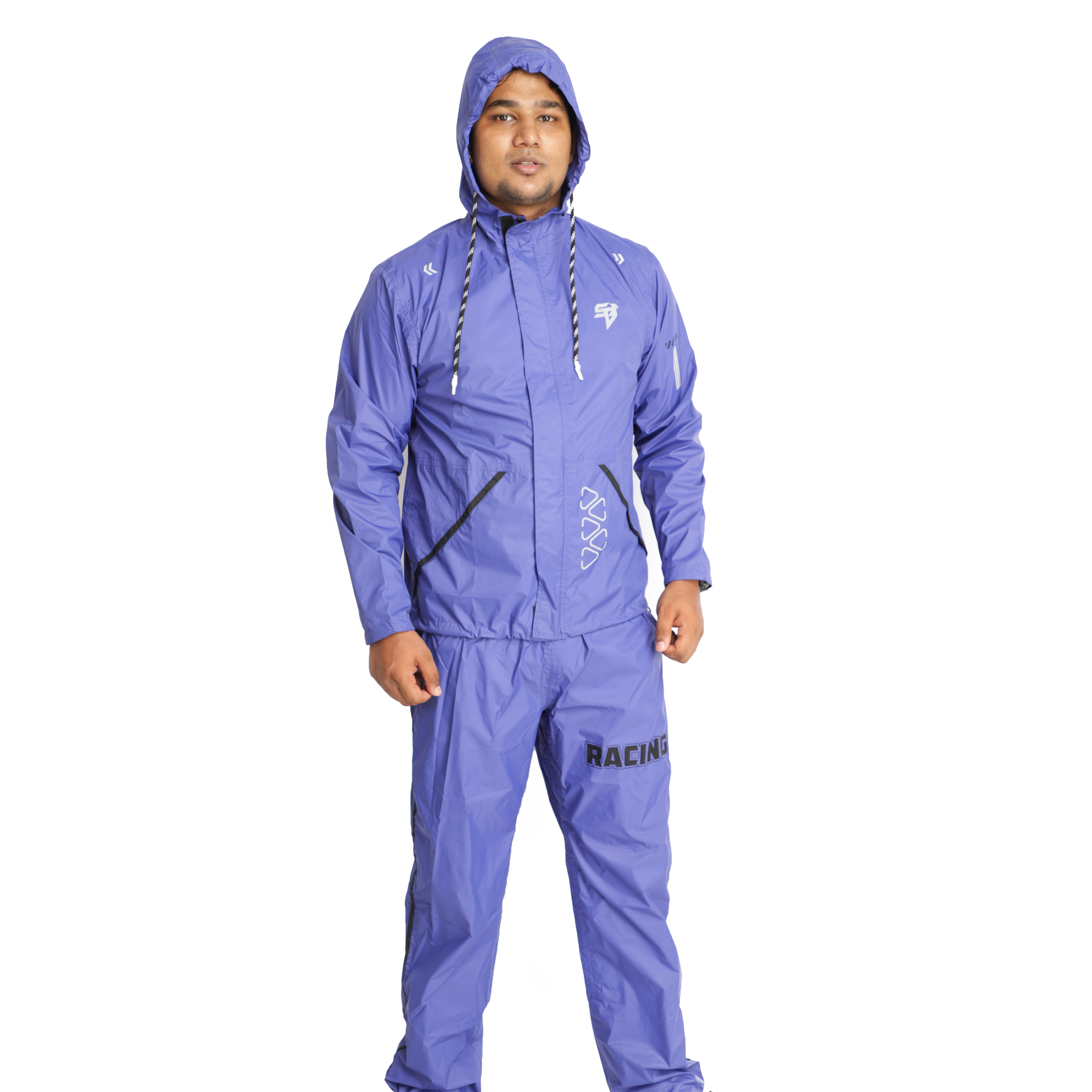 Steelbird Stormrider Rain Suit - Blue